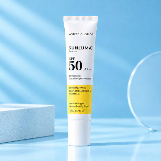 SUNLUMA Hydrating Sunscreen | SPF 50 PA+++ | Non-Comedogenic, Dermatologically Tested - 50 ml